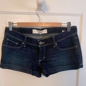 Abercrombie Denim/Jean Shorts Dark Wash - 27